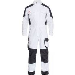 Engel 4810-254 Galaxy Boiler Suit - White/Anthracite Grey