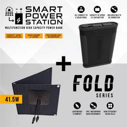 SUNBEAMsystem Smart Power Station inc. Waterproof 41.5W Tough Fold Solar Panel
