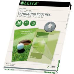Leitz Hot Laminating Pouches 80mic A4 100pcs Crystal Clear