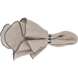 Broste Copenhagen Gracie Cloth Napkin Grey (45x45cm)