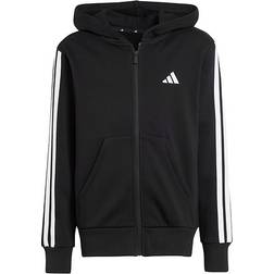 adidas J 3S FL FZ HD - Black/White