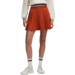 Lululemon Plissierter Tennisrock Mit Hohem Bund Lang - Autumn Rust