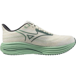 Mizuno Wave Rider 29 Running Shoes - White/Bistro Green