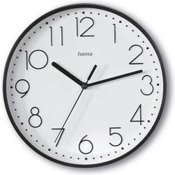 Hama Salina Ø 22 cm Svart Väggklocka 22cm