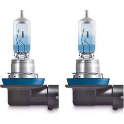 Osram OSRAM COOL BLUE INTENSE H11, 100% mer ljusstyrka, upp till 5 000K, halogenstrålkastare, LED-look, Hängande hopfällbar låda 2 lampor
