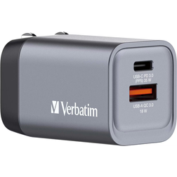 Verbatim GNC-35 GaN Charger 2 Port 35W USB-A/USB-C Ladere u/kabel GaN