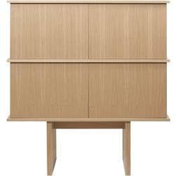 ferm LIVING Stilt Double 109x100 cm Natural Oak Sideboard 100x109cm