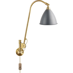 GUBI Bestlite BL6 Brass/Gray Wall light ∅ 16cm