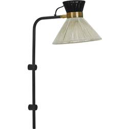 House Doctor Cord Vägglampa Svart Väggarmatur ∅ 20cm
