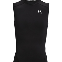 Under Armour HeatGear Sleeveless Top - Black/White
