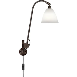 GUBI Bestlite BL6 Black Brass/Bone China Wall light ∅ 16cm