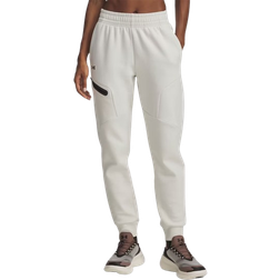 Under Armour Women's Unstoppable Fleece Joggers - Summit White/Black