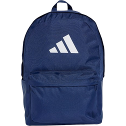 adidas Classic 3 Bar Logo Backpack - Dark Blue/White