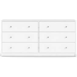 Tvilum May White Chest of Drawer 143.1x68.3cm