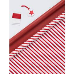 John Lewis Candy Stripe Wrapping Paper Kit L6m