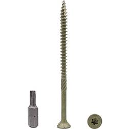 Marcopol Grön Korrosionsfinish Träskruvar 5.0 x 90 mm Typ 17