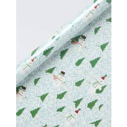 John Lewis Iced Snowmen Wrapping Paper L4m Multi