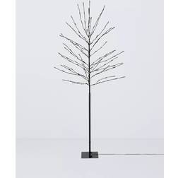 Lumineo Pre-Lit Twig 6ft Black Christmas Tree