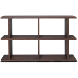 ferm LIVING Kona Bookcase 2 x 2 Dark Stained Bogreol 72cm
