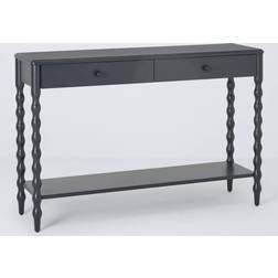 John Lewis Bobbin Black Console Table