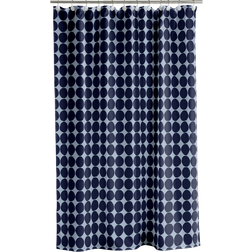 Södahl Bubbles Badeforhæng Linen Blue 180x200 cm