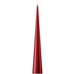 Deluxe Homeart LED Keglelys H 20 cm Bourgogne LED-lys