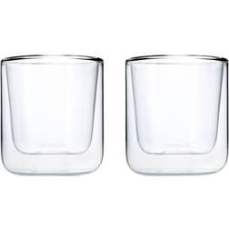 Blomus Nero Latte Glass 20cl 2pcs