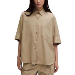 Lululemon Hemd aus LuluLinen Relaxed Fit Frauen - Sheer Oak