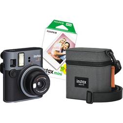 Fujifilm Instax Mini 41 Black with Case and Photo Paper 20 Sheets
