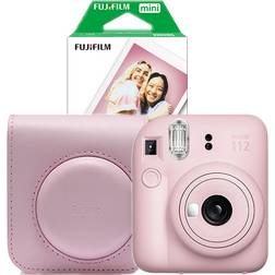 Fujifilm Instax Mini 12 Pink with Case and Photo Paper 20 Sheets