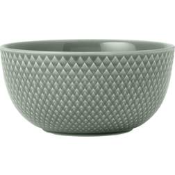 Lyngby Porcelæn Rhombe Earth Ø 13 cm Moss Skål 13cm