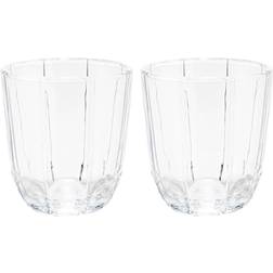 Holmegaard Lily Clear Drinking Glass 32cl 2pcs