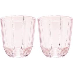 Holmegaard Lily Cherry Blossom Drinking Glass 32cl 2pcs