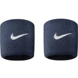 Nike Swoosh Wristband 2-pack - Obsidian/White