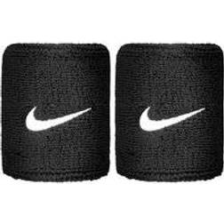 Nike Swoosh Wristband 2-pack - Black/White