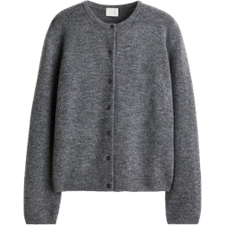 H&M Loose Fit Cardigan - Grey Marl