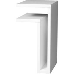 Maze Interior F Left White Wall Shelf 21cm
