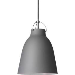 Fritz Hansen Caravaggio P2 Matt Grey Pendant Lamp ∅ 25.8cm