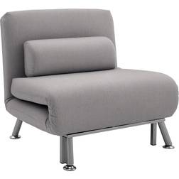 Homcom Linen 3-in-1 Convertible Grey Armchair 75cm