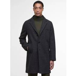 Barbour Kirkbridge Wool Overcoat - Dark Grey