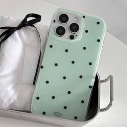 Shein Polka Dot Glossy Soft Phone Case