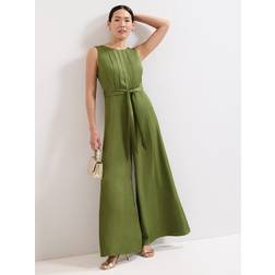 Phase Eight Petite Janine Wide Leg Jumpsuit - Green