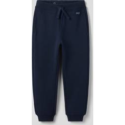 Polarn O. Pyret Kid's Cotton Joggers Sweatpants with Pockets - Blue