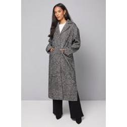 Wallis Womens Collared Cuff Detail Maxi Coat - Black