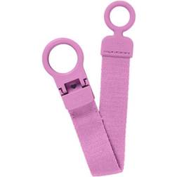 Bibs Pacifier Clip Loop Bubblegum 1 st