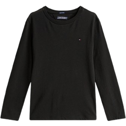 Tommy Hilfiger Long-Sleeved Cotton T-shirt - Meteorite (KB0KB04141055)