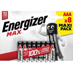 Energizer Max Alkaline AAA 8-Pack