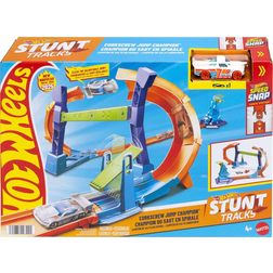 Hot Wheels Stunt Tracks Corkscrew Jump Champion Set