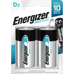 Energizer Max Plus D 2-pack