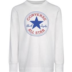 Converse Junior Long Sleeve T-shirt Chuck Patch - White (966243-001)